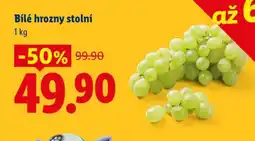 Lidl BÍLÉ HROZNY STOLNÍ nabídka