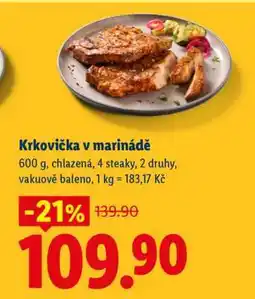 Lidl KRKOVIČKA V MARINÁDĚ nabídka