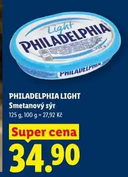 Lidl PHILADELPHIA LIGHT Smetanový sýr nabídka