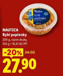 Lidl NAUTICA Rybí pepřenky nabídka