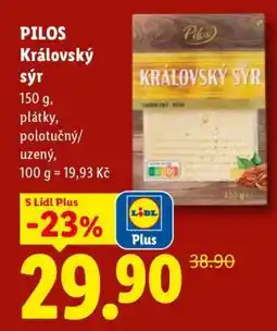 Lidl PILOS KRÁLOVSKÝ SÝR nabídka