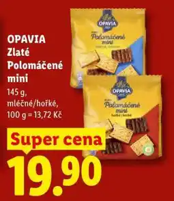 Lidl Opavia Zlaté Polomáčené mini nabídka