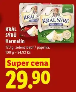 Lidl Král Sýrů Hermelín nabídka