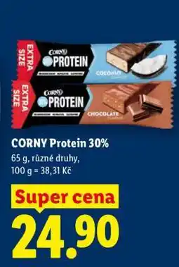 Lidl Corny protein 30% nabídka