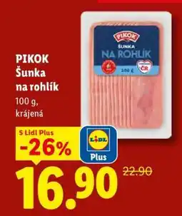 Lidl Pikok Šunka na rohlík nabídka