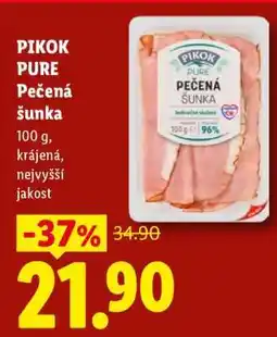 Lidl PIKOK PURE Pečená šunka nabídka