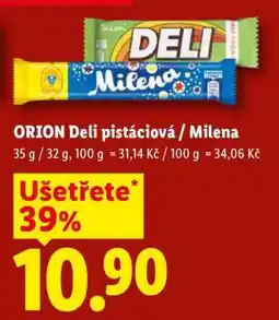 Lidl ORION Deli pistáciová / Milena nabídka