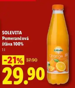 Lidl Solevita POMERANČOVÁ ŠŤÁVA 100% nabídka