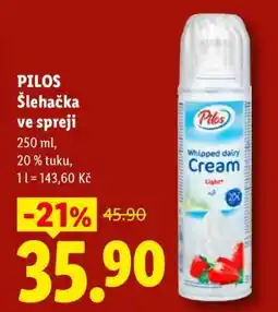 Lidl PILOS ŠLEHAČKA VE SPREJI nabídka