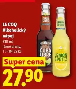 Lidl LE COQ alkoholický nápoj nabídka