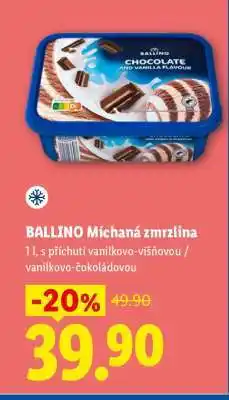 Lidl BALLINO Míchaná zmrzlina nabídka