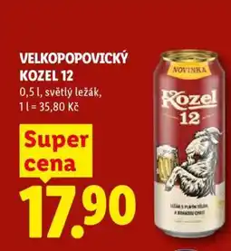 Lidl VELKOPOPOVICKÝ KOZEL 12 nabídka