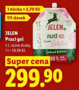 Lidl Jelen prací gel nabídka
