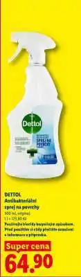 Lidl Dettol antibakteriální sprej na povrchy nabídka
