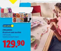 Lidl CRELANDO Kreativní sada korálků nabídka