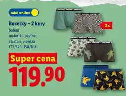 Lidl BOXERKY - 2 KUSY nabídka