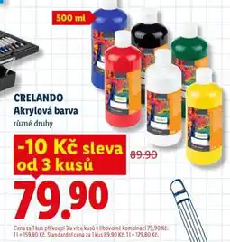 Lidl CRELANDO Akrylová barva nabídka