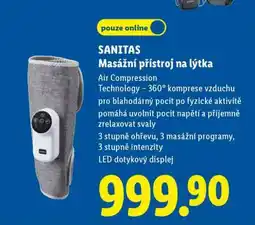Lidl SANITAS Masážní přístroj na lýtka nabídka