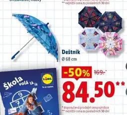 Lidl DEŠTNÍK nabídka