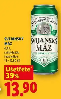 Lidl Svijanský Máz nabídka