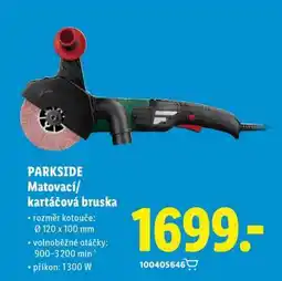Lidl PARKSIDE Matovací/kartáčová bruska nabídka