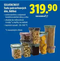 Lidl SILVERCREST Sada potravinových dóz, 8dílná nabídka