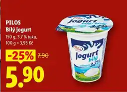 Lidl Pilos BÍLÝ JOGURT nabídka