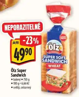 Albert Ölz Super Sandwich nabídka