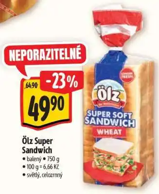 Albert Ölz Super Sandwich nabídka