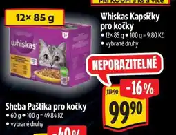 Albert Whiskas kapsičky pro kočky nabídka