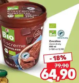 Kaufland Bio Eiskrem Schokolade nabídka
