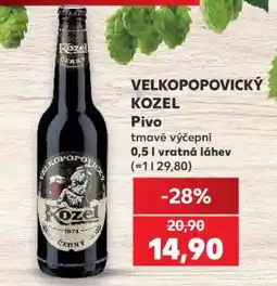 Kaufland Velkopopovický Kozel nabídka