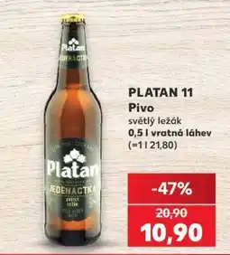 Kaufland PLATAN 11 Pivo nabídka