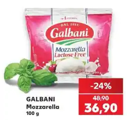 Kaufland Galbani mozzarella nabídka