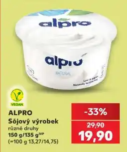 Kaufland Alpro Sójový výrobek nabídka