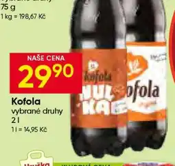 Hruška Kofola nabídka