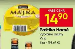 Hruška Paštika Hamé nabídka