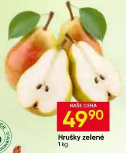 Hruška Hrušky zelené nabídka