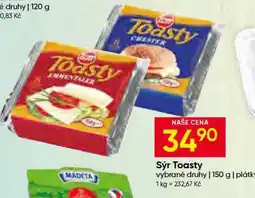 Hruška Sýr Toasty nabídka