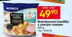 Hruška Bramborové knedlíky s uzeným masem nabídka