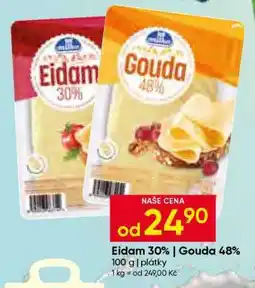 Hruška Eidam 30% Gouda 48% nabídka