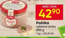 Hruška Paštika nabídka