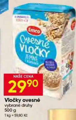 Hruška Vločky ovesné nabídka