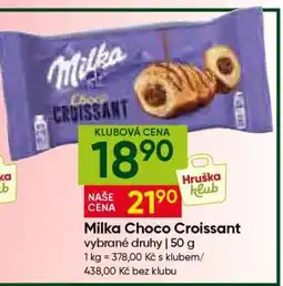 Hruška Milka Choco Croissant nabídka