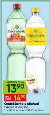 Hruška Ondrášovka s příchutí nabídka