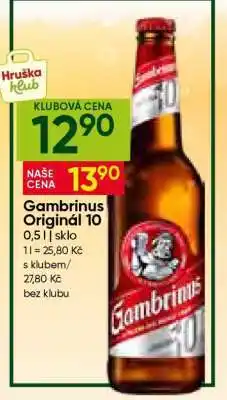 Hruška Gambrinus Originál 10 nabídka