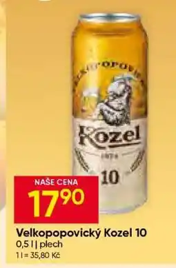 Hruška Velkopopovický Kozel 10 nabídka