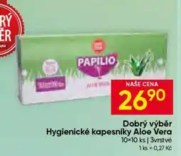 Hruška Dobrý výběr Hygienické kapesníky Aloe Vera nabídka