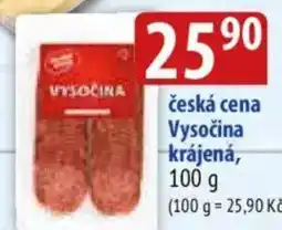 Bala Česká cena Vysočina krájená nabídka