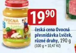 Bala Česká cena Ovocná přesnídávka Lvíček nabídka
